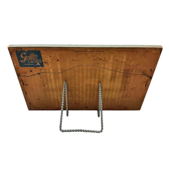 Antique Framed Matted Photo Series Little Girl 3 Sepia PICs Griffin Studio 12x8 - Picture 4 of 12